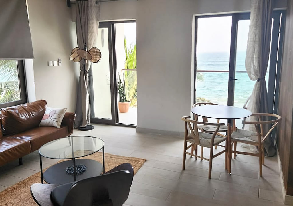 Three-Bedroom Apartment with Balcony & Sea View