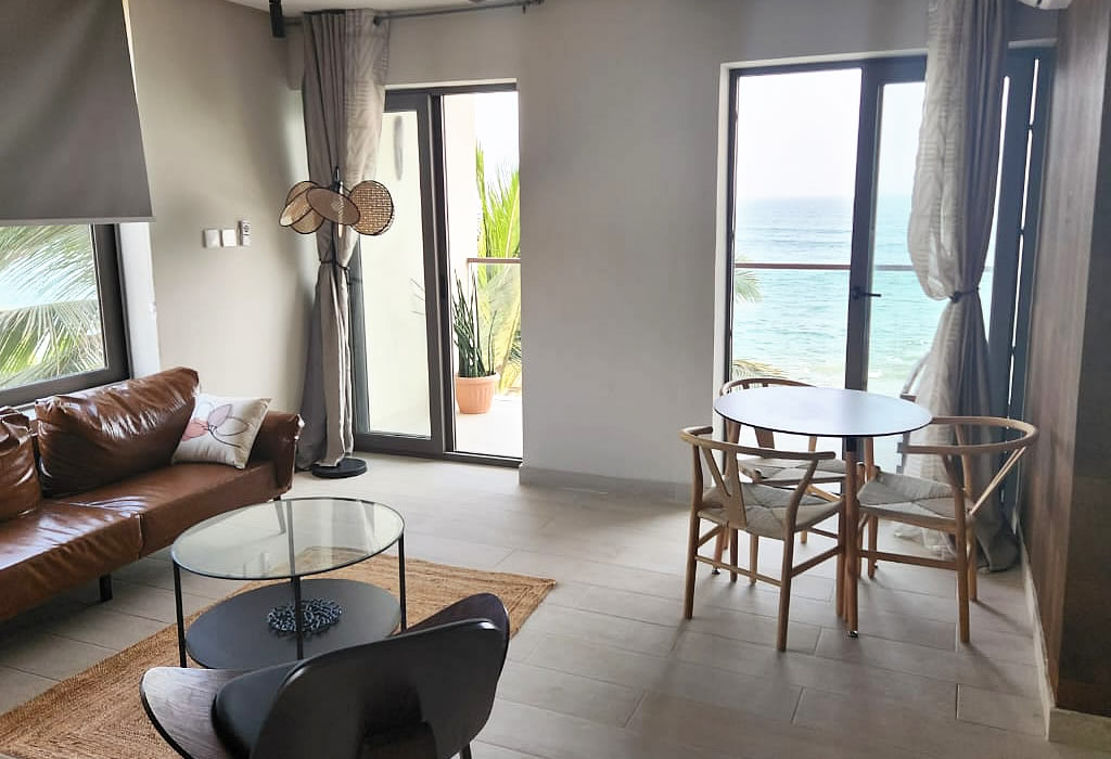 Three-Bedroom Apartment with Balcony & Sea View